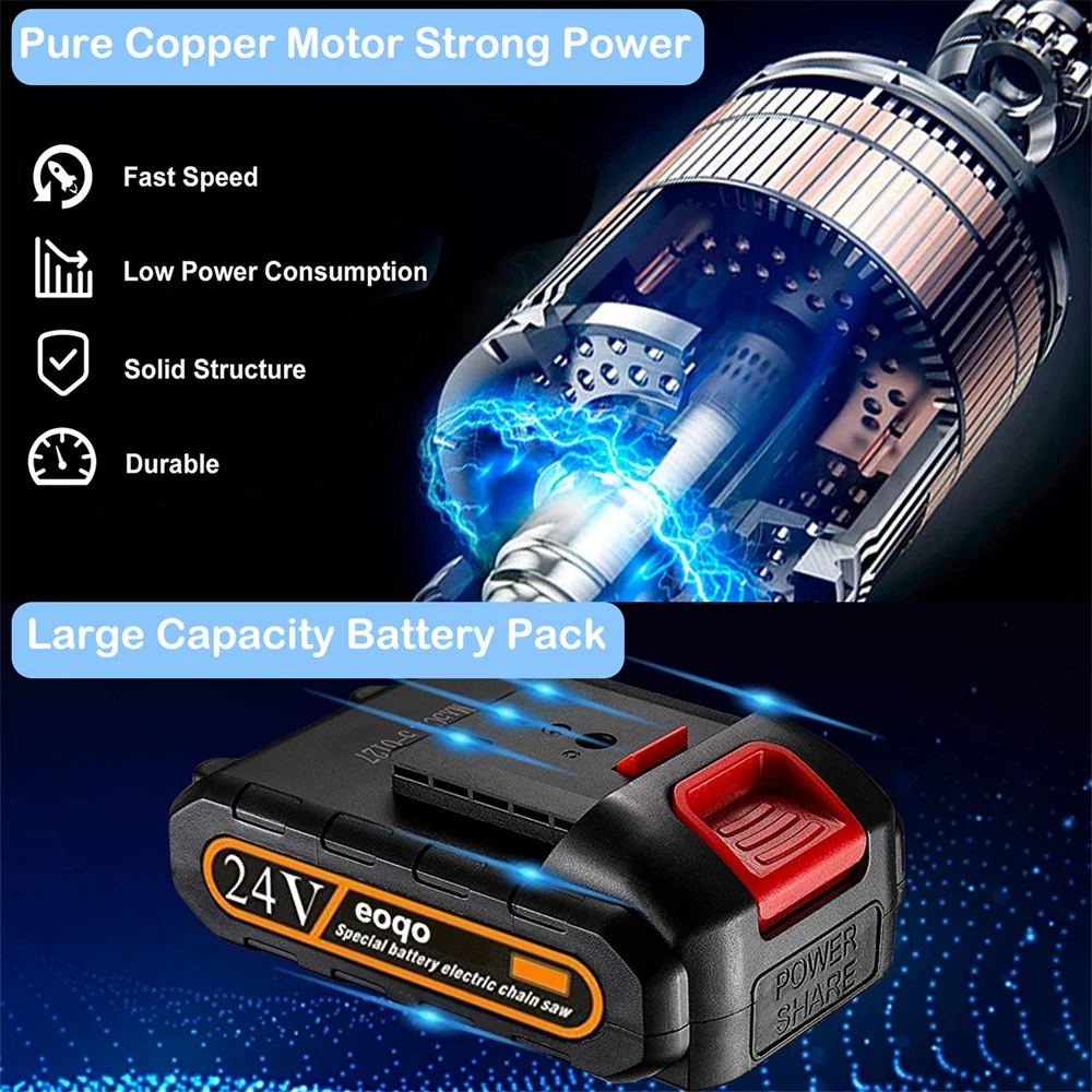 Mini Electric Saw 4 Inch With Battery Indicator Rechargeable Portable Woodworking Garden Tools For Izumi Tomo 24V Battery 3
