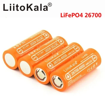 

LiitoKala Lii-40E 3.2V 26700 4000mAh lifepo4 rechargeable battery 10A rate discharge Sheets replacement battery Instead of 26650