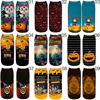 

Hot Sale! Mens Cartoon Socks Winter Breathable Colorful Cotton Sock Men's And Male Fashion Cartoon Funny Halloween Short Socks
