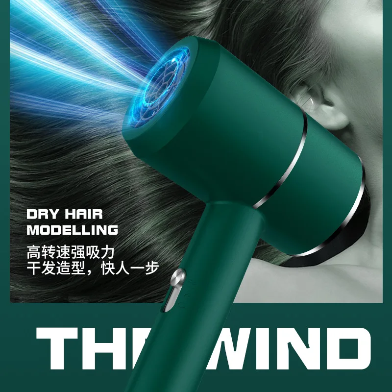 

Honglin 1200W Hair dryer 220V household mute hot and cold air Anion hair dryer hair care Professional Quick Dry Hairdryer