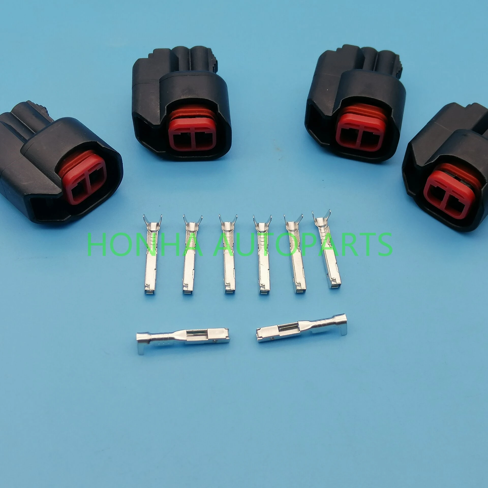 10/20/50/100pcs/lot 2 Pin/Way EV6 EV14 Fuel Injector Connector Plugs USCAR Clips FOR 5.0L 5.7L LS2 LS3 | Автомобили и мотоциклы