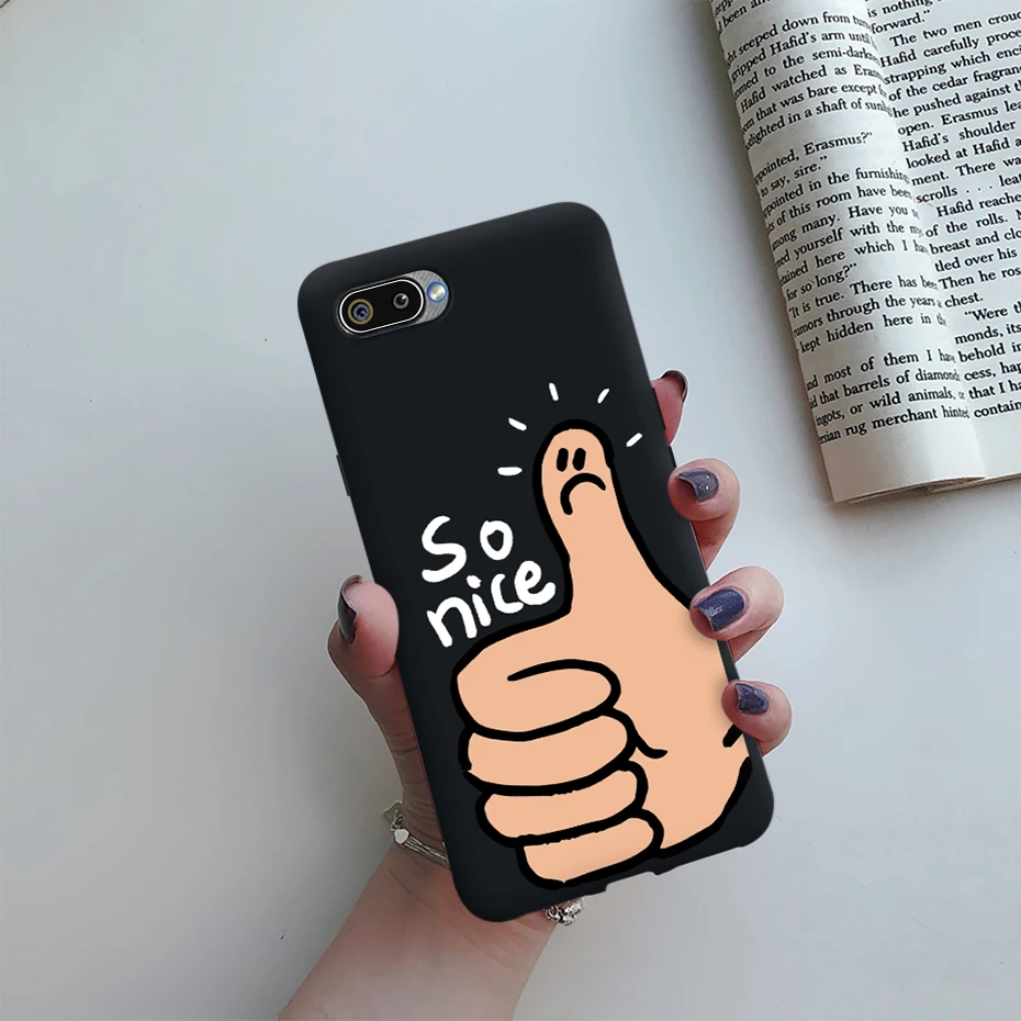 For OPPO A1K Phone Case Cute Cartoon Painted Cover Silicone Soft Coque For OPPO A1K RMX1941 A1K A1 k CPH1923 Funda OPPOA1K 6.1" phone pouches Cases & Covers