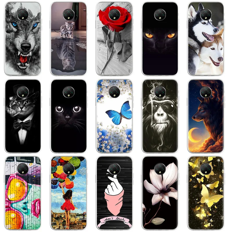Doogee N20 Pro Case For Doogee N10 X20 X60L Y6 Y8C Y9 Plus Case Silicone Cartoon Back Cover on Doogee X60L X 60L Phone Bumper