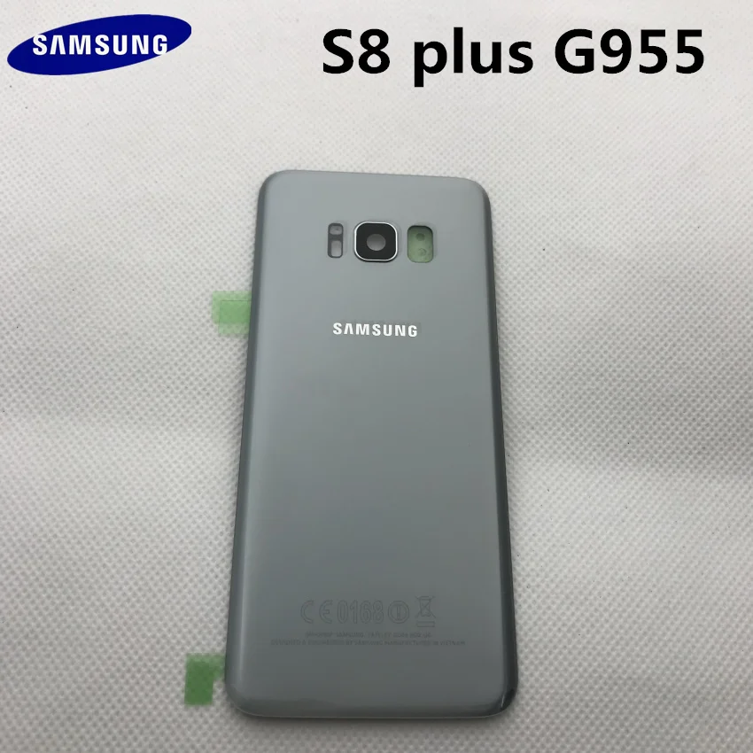 Новая Оригинальная Задняя крышка батареи для samsung Galaxy s8+ edge plus G955 G955F Задняя стеклянная крышка корпуса с логотипом+ наклейка+ Инструменты