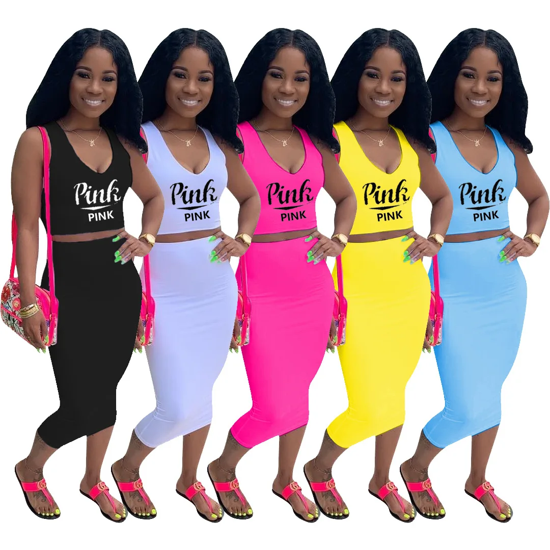 

Summer Women Sets Dresses Print Crop Tops Skirts Suits Sexy Two Piece Set Night Club Party Print Street Tracksuits S350