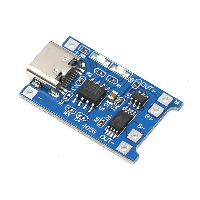 USB type c 5 В 1A 18650 TP4056 быстрая зарядная плата с защитой двойные функции литий ионный