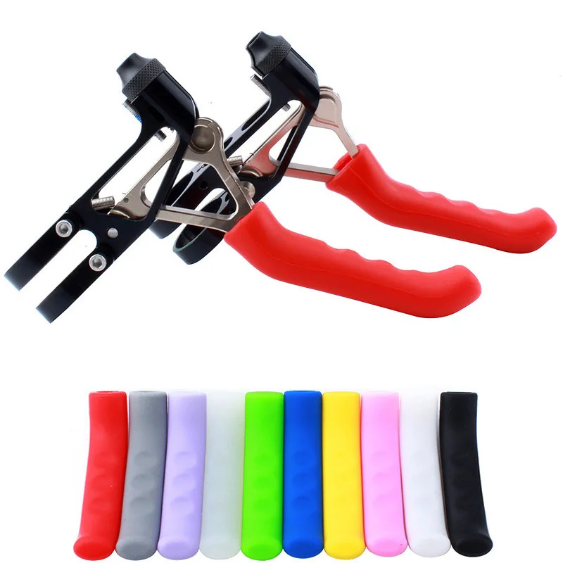 2 PCS Bicycle Brake Handle Cover Universal Non-slip Protector Sleeve