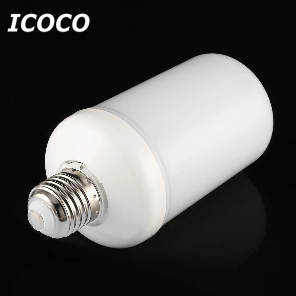 ICOCO E27 SMD2835 светодиодный светильник с пламенным эффектом, светильник без пламени, имитирующий ночной Светильник для рождественского фестиваля, декор для домашнего бара