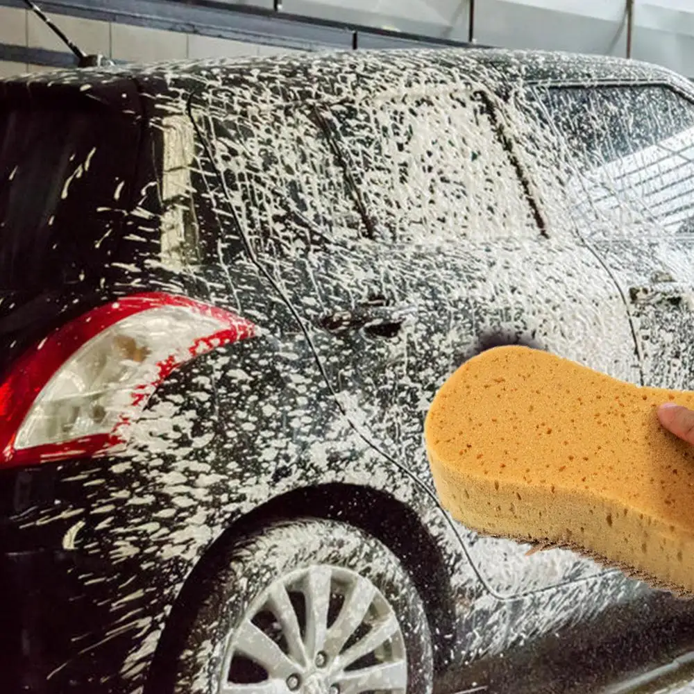 

High Quality Extra Large Size Car Washing Sponge Easy Grip Soft Fiber Multi-functional Car Cleaning Sponge Washer Tools