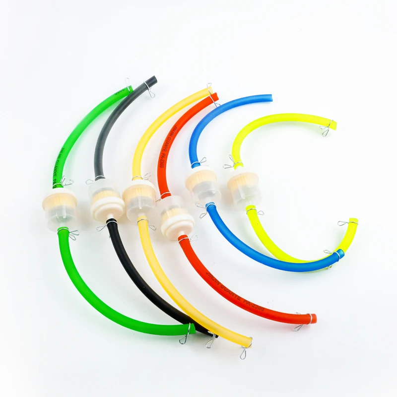 Motorcycle plastic Fuel Filter Gasoline Filters + Petrol Fuel Line Hose + Oil switch + Tubing Spring Clips Moto Scooter Dirt Bike motorcycle fuel filter fuel taps oil switch