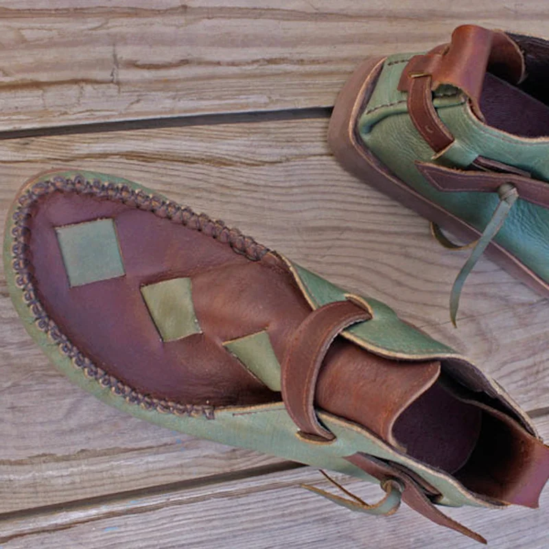 

2019 New Women Ankle Boots Autumn Casual Retro Slip-On Short Boots Women Ankle Strap Ruffles Flat Ladies Shoes Woman Botas Mujer