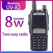 Baofeng Ture 8 Вт Высокая мощность UV-82 10 км большой дальности мощность ful портативная рация CB vhf/uhf двухстороннее радио Amador 8 Вт UV82