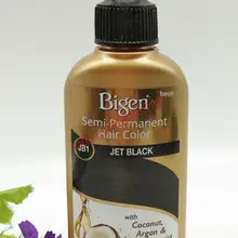 Bigen Полуперманентная краска для волос jet black 88 мл