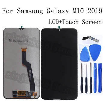 

Original LCD For Samsung Galaxy M10 2019 Display Touch Screen Digitizer Assembly Replacement M10 2019 SM-105 M105F M105DS Parts