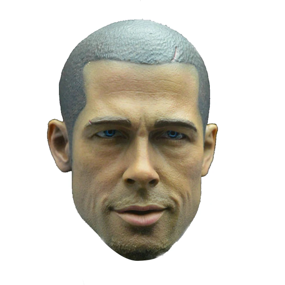 1/6 Fight Club Brad Pitt Head Sculpture Soldier Head carving Bald Edition  Spot Head Sculpture for 12 inches Action figure body|Action Figures| -  AliExpress
