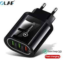 Olaf Quick Charge 3,0 зарядное устройство USB для мобильного телефона 18 Вт ЕС США вилка настенное зарядное устройство адаптер QC3.0 для iPhone samsung Huawei Xiaomi HTC