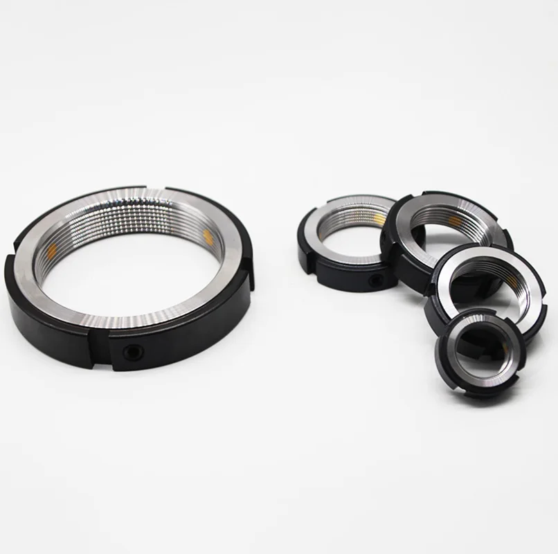 thumbnail image 2 of R-Type Radial Precision Lock Nut - Precision Lock Back Anti-Loose Round Nut Cap Wire Lever 2 of 13