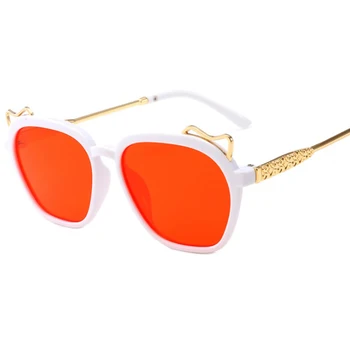 

BINGKING Retro Sunglasses Children Vintage Square Alloy Frame Fashion Personality Acrylic Lenses 1908 UV400 Protection Eyewear