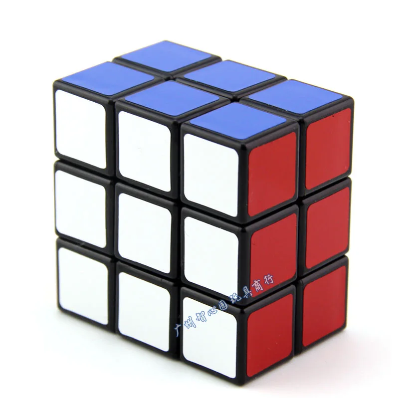

Blue 233 Rubik's Cube Square Black And White with Pattern Two Three Rubik's Cube 2x3x3 Unequal Order Irregular Special Shape zob