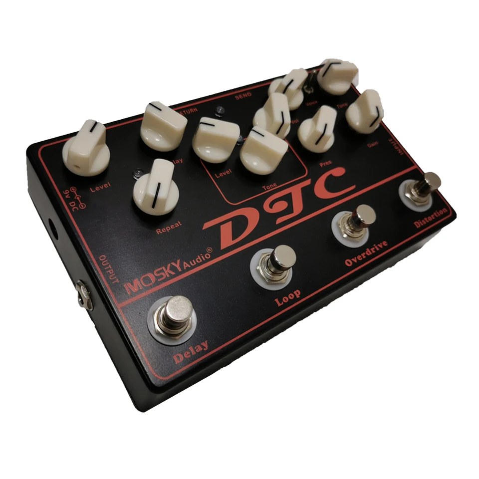 MOSKY DTC 4-in-1エレクトリックギターエフェクトペダル