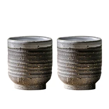 Japanese Tea Cup Ceramic Pottery Tea Bowl 50ml Handmade Teacup Vintage Pu Er Cups Teaware Coffee Mug Drinkware Container Decor