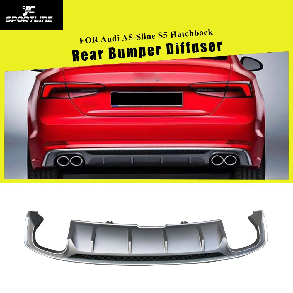 

Car Rear Diffuser Spoiler for Audi A5 S-line S5 Hatchback 2 Door 2017 - 2019 Car Rear Bumper Diffuser Lip PP