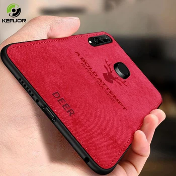 

Case For Huawei Honor 20s MAR-LX1H Case Fabric Pc Bumper Fundas Silicone Frame Phone Case For Huawei Honor 20s 20 s 6.15" Cover