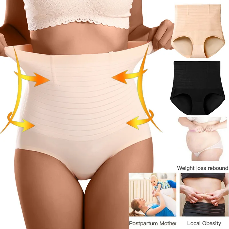 Womens Slimming Panties High Waist Tummy Control Briefs Female Trainer Shaping Underpants Butt Lifter Shapewear Underwear shapewear for dresses