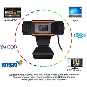 

2K Webcam, 5MP HDWeb Camera Built-in HD Microphone 2560X1440P USB Plug and Play Web Cam, Widescreen Video