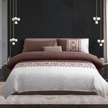 

twin Queen King size bed set Bedclothes Quilt Cover + Pillow case + bed linen elegant duvet cover set Home comforter bedding set