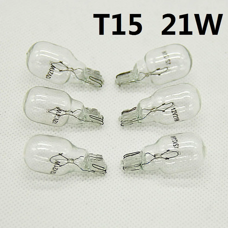 T15 921 W21W halogen Bulb Car Backup Reverse Lights forTucson Creta Kona IX35 Solaris Accent I30 Elantra