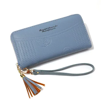 

Women Wallets Coin Faux Leather Zipper Purse Pattern Pendant Card Package Holders Clutch Lady PU