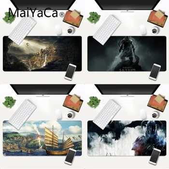 

The Elder Scrolls Lock Edge Speed Control Laptop Keyboard Mat Gaming Mouse Mat xl xxl 800x300mm for Lol world of warcraft