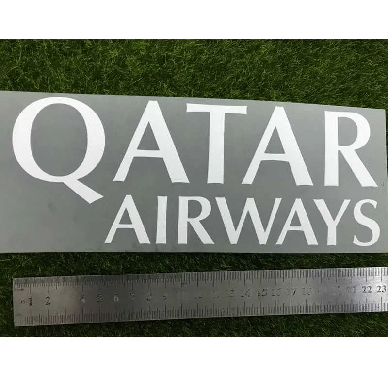 2014-2016 La Liga Qatar Airways спонсор патч железо на патчи Размер длина 22 8 см Высота | Дом и