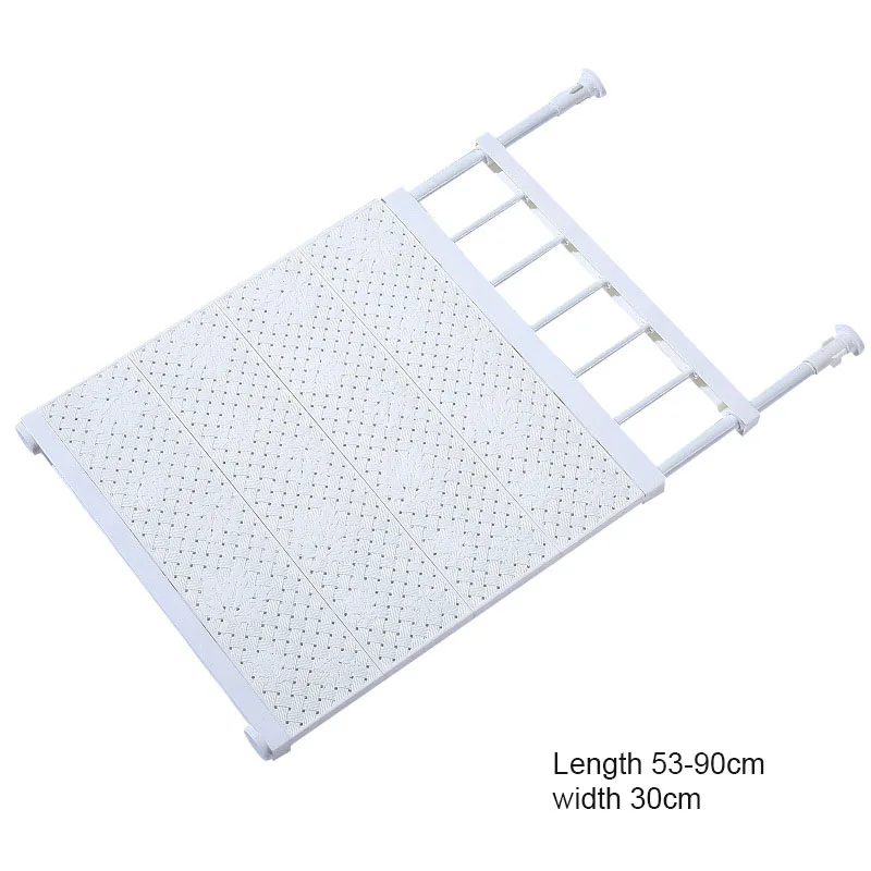 

Hot Adjustable Shelf Closet Storage Rack Organizer Expandable for Kitchen Cupboard Wardrobe Bookcase D6