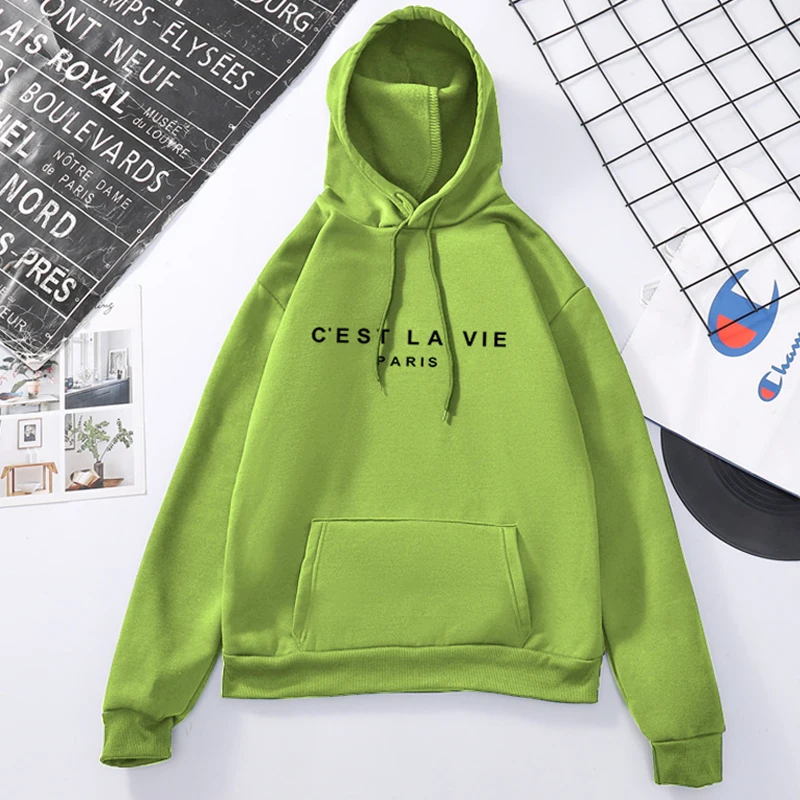 

Letter Print Hoodies Women Hooded Oversize Pullovers Harajuku Warm Kawaii Female Loose Streetwear Sweatshirts