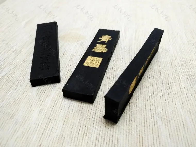 Eight Immortals Chinese HuiMo Pine Soot Ink Calligraphy Writing Solid Ink Block 
