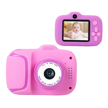 

HOT-Children Camera 2000W Double Shot Digital Video Photo Camera LCD Sn Display Children Game Study Camera