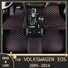 MIDOON – tapis de sol de voiture personnalisé, intérieur de voiture, pour Volkswagen EOS 2005 2006 2007 2008 2009 2010 2011 2012 2013 2014 2015 2016 