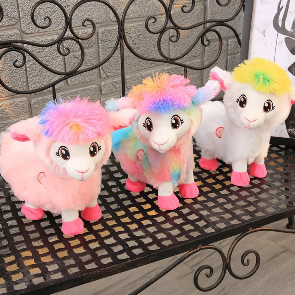 

Plush Electric Baby Music Funny Toys Pets Alive Boppi the Booty Shakin's Llama Alpacas Shake Heads and Twist Buttocks for Kids