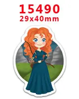 15490 30 шт мультяшный персонаж плоское украшение из смолы PR 17129 - Цвет: 15490