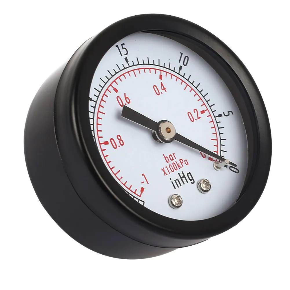 Durable Motormeter High Temperature Resistance Digital 0~-30 Inhg Portable Vacuum Gauge Multifunction Black