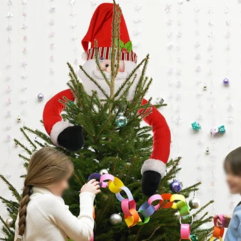 

Christmas Supplies Felt Christmas Tree Hat Decorations Christmas Tree Hug Tree Top Star Trumpet Snowman