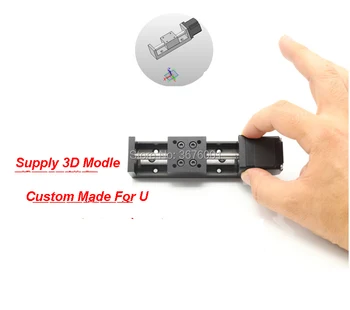 

T6*2 T-Screw Effective Travel Lenght 150mm-200mm Mini Linear Guide Motion Module Table Rail High Precision+28 Stepper Motor