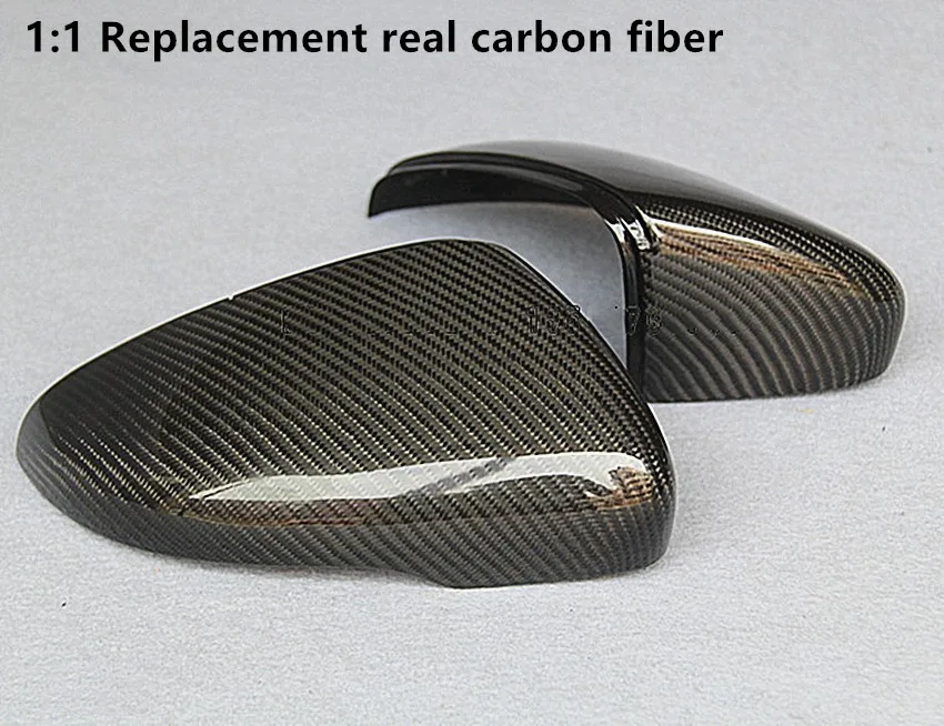 1:1 замена Настоящее углеродное зеркало заднего вида крышка для VW Golf 6 GTI R20 MK6 2008-2012