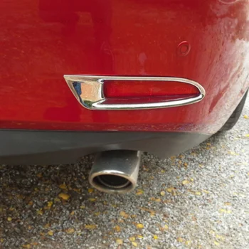 

2014 to 2017 For Mazda 6 Atenza M6 ABS Chrome Rear Fog Light Lamp Cover Trim Tail Foglight Frame Decoration Car Styling 2Pcs