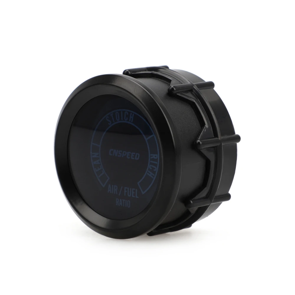 2" 52mm Smoke Len Blue Air Fuel Ratio Gauge Car Digital LED Light Lean Rich YC101719