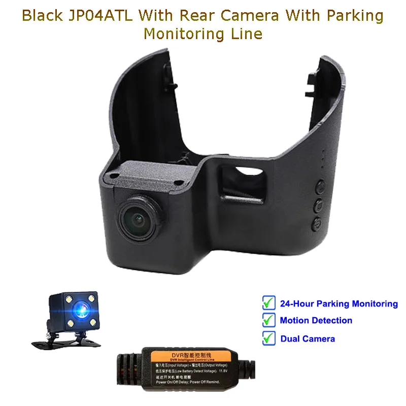 JP04A Two Cam Line Jabriel 1080P Автомобильная камера видеорегистратор wifi dvr для jeep Grand Cherokee wj wk2 zj wk компас Renegade Cherokee Патриот Wrangler jk tj - Название цвета: JP04A Two Cam Line