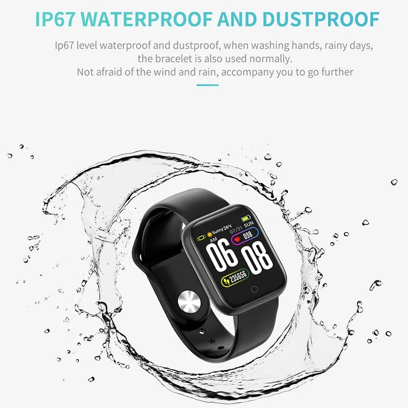 Смарт часы женские IP68 Водонепроницаемые P70 P68 Bluetooth 4 0 умные монитор сердечного