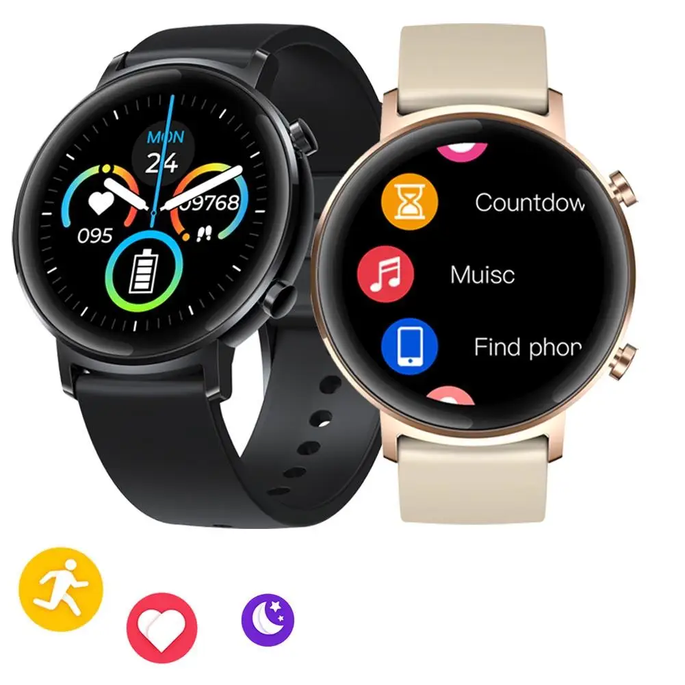 

Умные часы с Bluetooth, фитнес-трекер, спортивный браслет, монитор сна, сообщения, напоминания о звонках для сотовых телефонов iPhone iOS Android